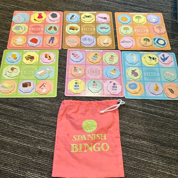 EEBOO Spanish Language Bingo 2-6 Players Ages 3+ Complete - Picture 3 of 9